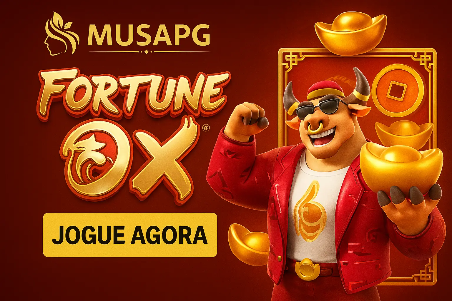 Fortune Ox no MUSAPG - Aposte Agora e Reivindique Seus Ganhos